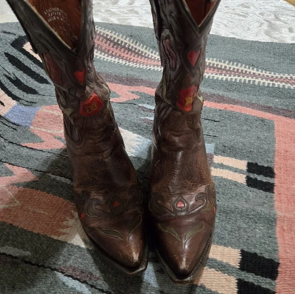 Dan Post Blue Bird Womens Cowboy Boots Size 8. Great Condition! - Picture 11 of 13